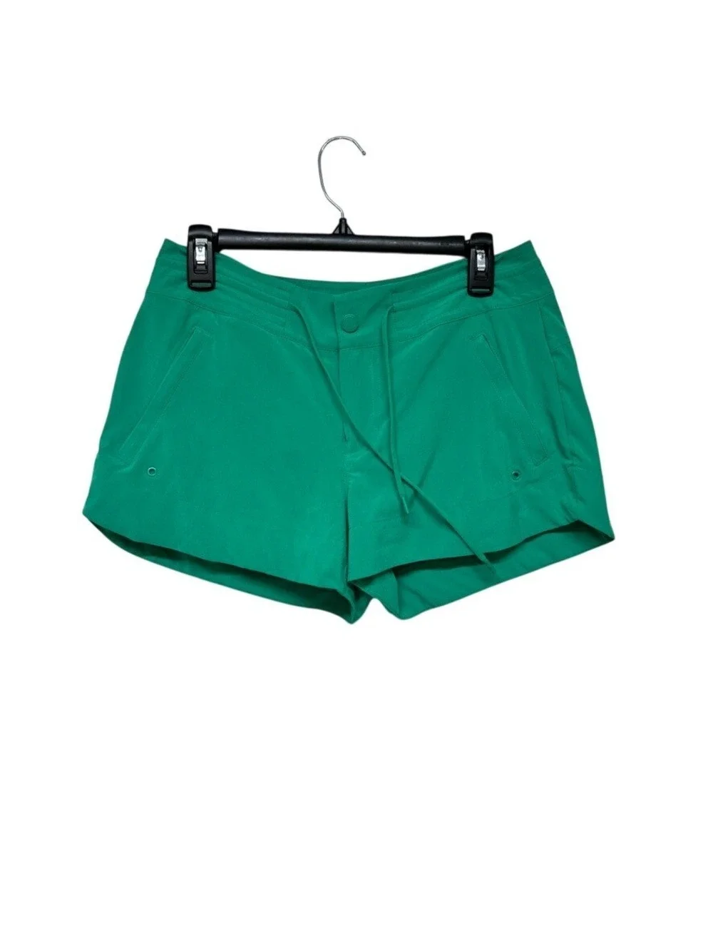 Athleta Women's Emerald Green Hiking Travel Active Trekkie North Shorts Size 6
